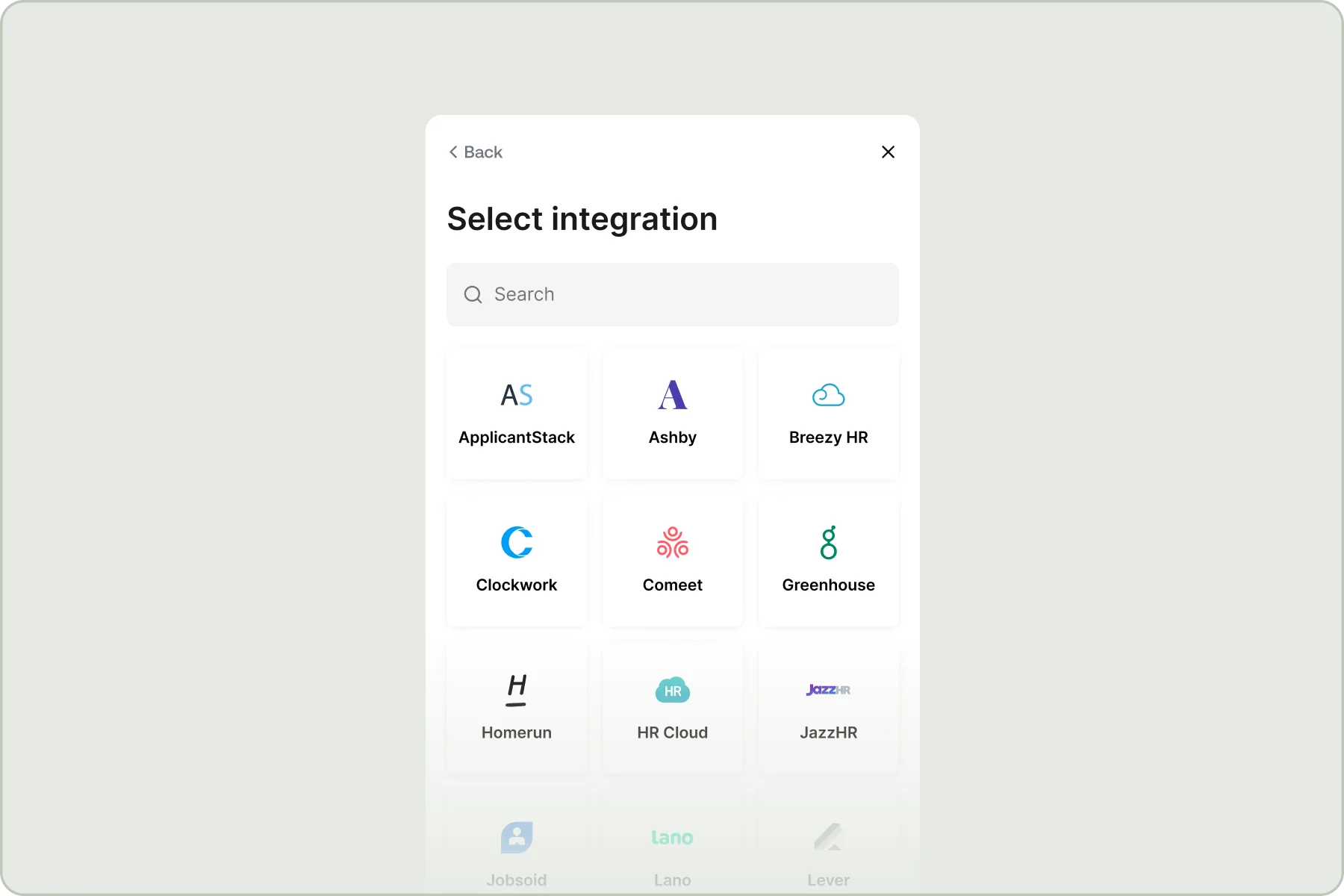 Preview of Merge Link component